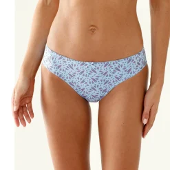 Slip En Shorty<Blancheporte Midislip met "pauw" print - set van 4 blauw