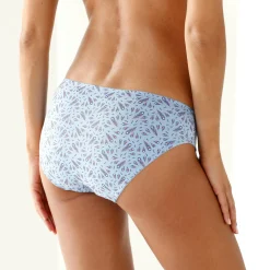 Slip En Shorty<Blancheporte Midislip met "pauw" print - set van 4 blauw
