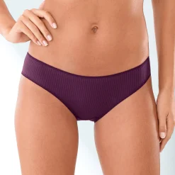 Slip En Shorty<Blancheporte Midislip met platte ribbels - set van 6 poeder