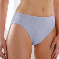 Slip En Shorty<Blancheporte Midislip met platte ribbels - set van 6 poeder