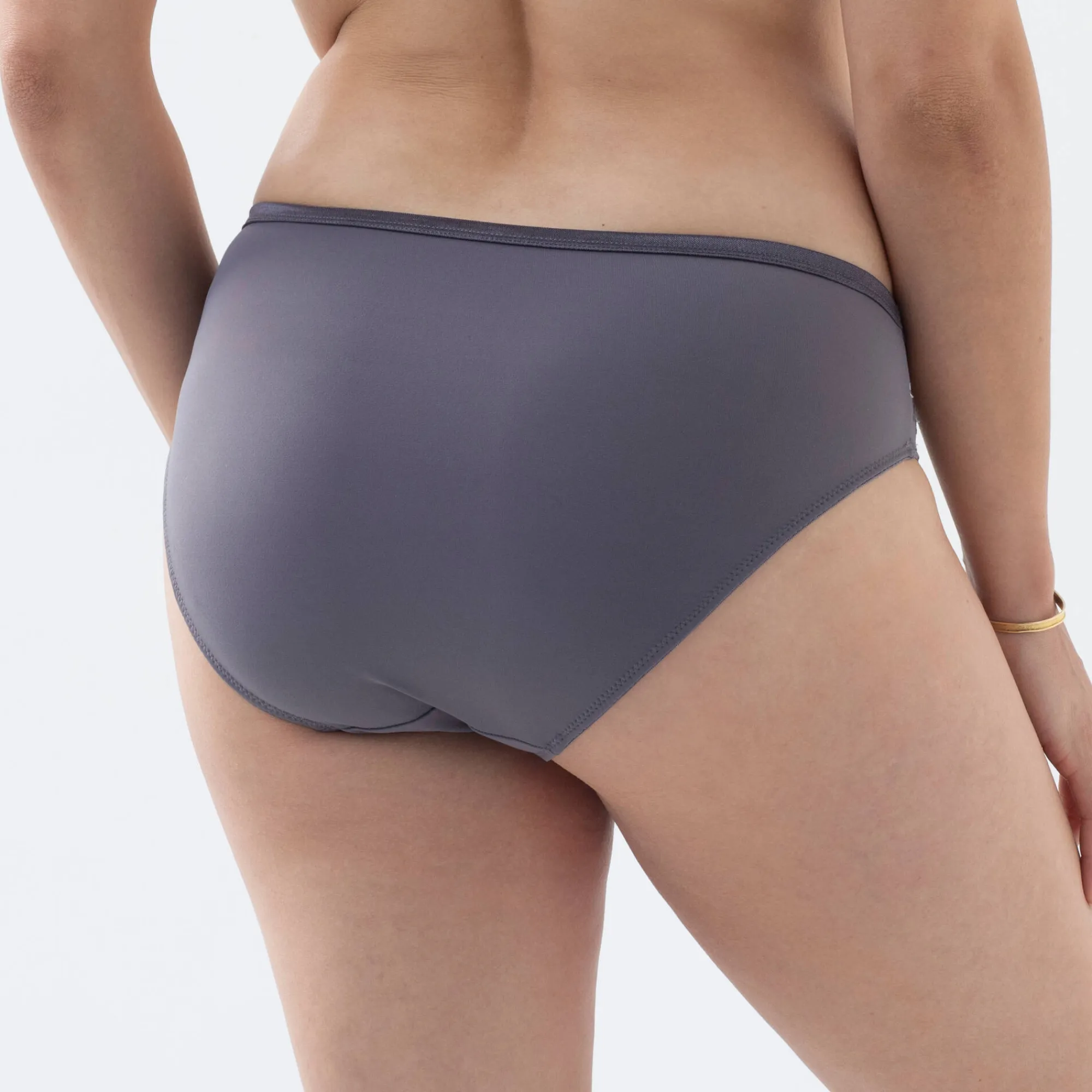 Slip En Shorty<Confidence Lingerie Midislip Oliena in microvezel en geborduurde tule - set van 2 grijs