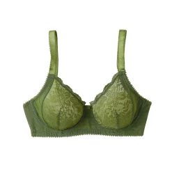 Beha<Confidence Lingerie Minimizerbeha in kant en rekbare tule Guspini - met beugels groen