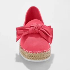 Sandalen En Espadrilles|Schoenen<Blancheporte Mocassins in espadrillestijl met strik en koordzool koraal