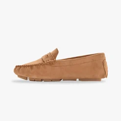 Derby's En Mocassins|Schoenen<Blancheporte Mocassins in splitleer beige