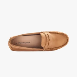 Derby's En Mocassins|Schoenen<Blancheporte Mocassins in splitleer beige