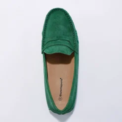 Derby's En Mocassins|Schoenen<Blancheporte Mocassins in suèdeleer groen
