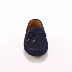 Derby's En Mocassins|Schoenen<Blancheporte Mocassins in ultrasoepel leer met veters marine