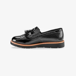 Feestelijke Schoenen|Derby's En Mocassins<Blancheporte Mocassins met pompons en franjes zwart