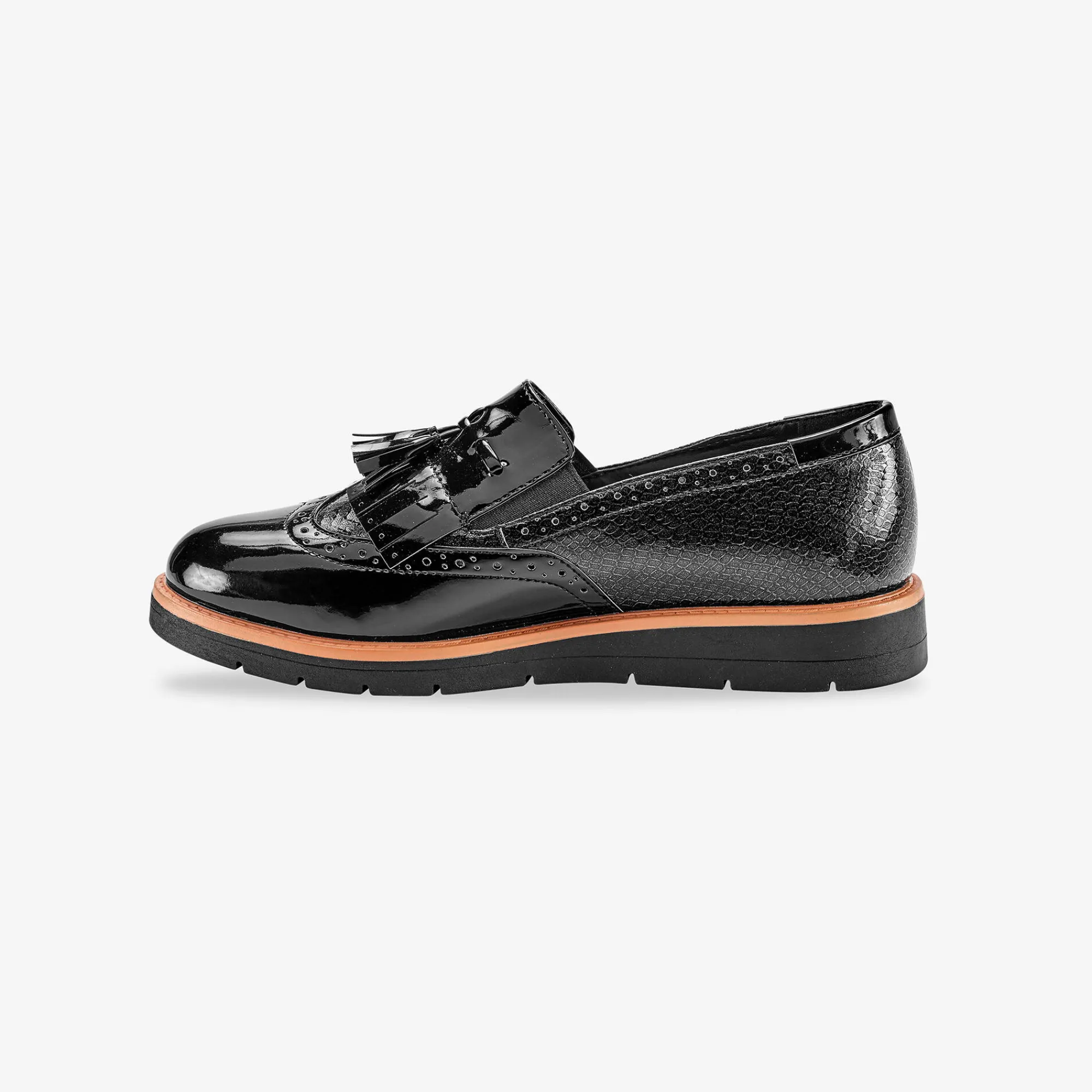 Feestelijke Schoenen|Derby's En Mocassins<Blancheporte Mocassins met pompons en franjes zwart
