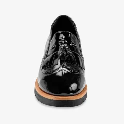 Feestelijke Schoenen|Derby's En Mocassins<Blancheporte Mocassins met pompons en franjes zwart