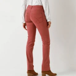 Broek<Blancheporte Modellerende broek met 5 zakken terracotta