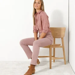 Broek<Blancheporte Modellerende broek met 5 zakken praline