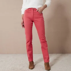 Broek<Blancheporte Modellerende broek met 5 zakken rood
