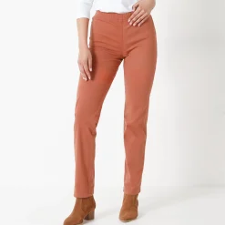 Broek<Blancheporte Modellerende broek met 'platte buik' effect en elastische taille karamel