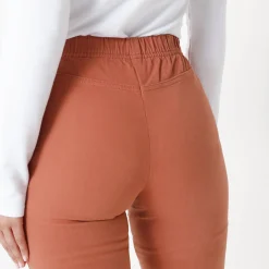 Broek<Blancheporte Modellerende broek met 'platte buik' effect en elastische taille karamel