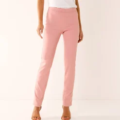 Broek<Blancheporte Modellerende broek met 'platte buik' effect en elastische taille rozenhout