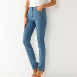 Jeans<Blancheporte Modellerende jeans met 5 zakken bleached