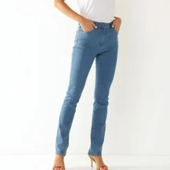 Jeans<Blancheporte Modellerende jeans met 5 zakken bleached