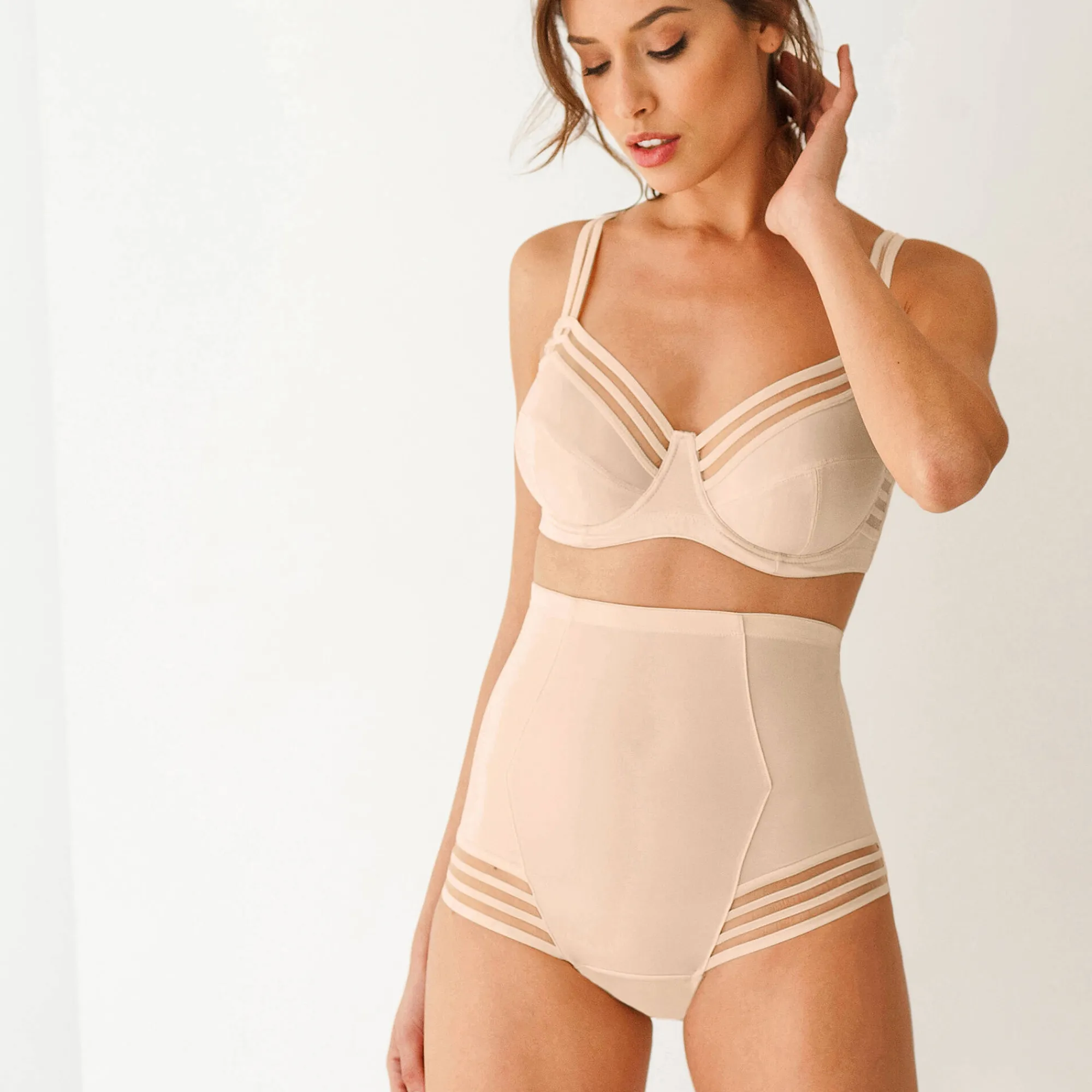 Feestelijke Lingerie|Slip En Shorty<Blancheporte Modellerende tailleslip - intense steun huidkleur