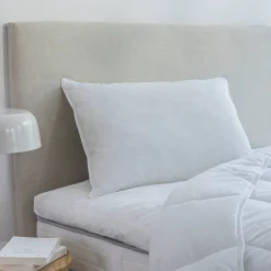 Hoofdkussen<Bleu Calin Moduleerbaar hoofdkussen met vormgeheugen wit
