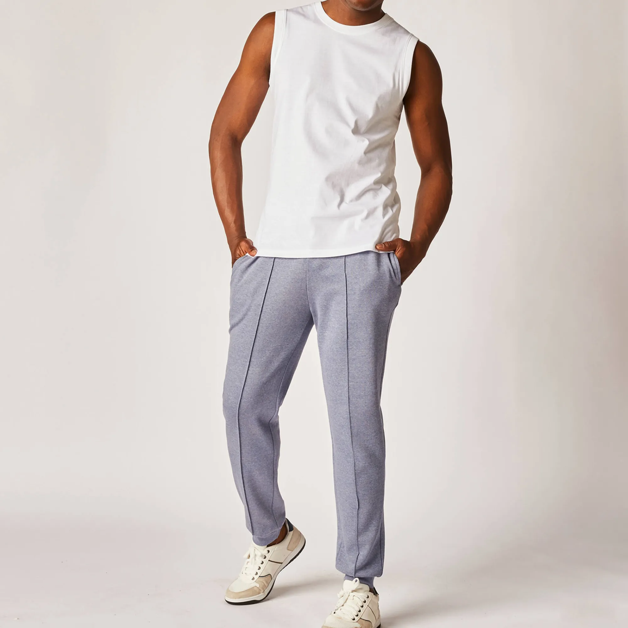 T-Shirt, Hemd En Polo<Blancheporte Mouwloos T-shirt met ronde hals - set van 3 wit