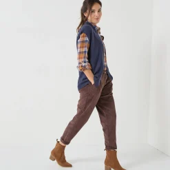 Trui En Vest<Blancheporte Mouwloos vest, fantasietricot marine