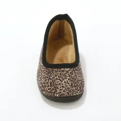 Sloffen|Sloffen<Blancheporte Muiltjes in ballerinastijl, luipaardprint bruin