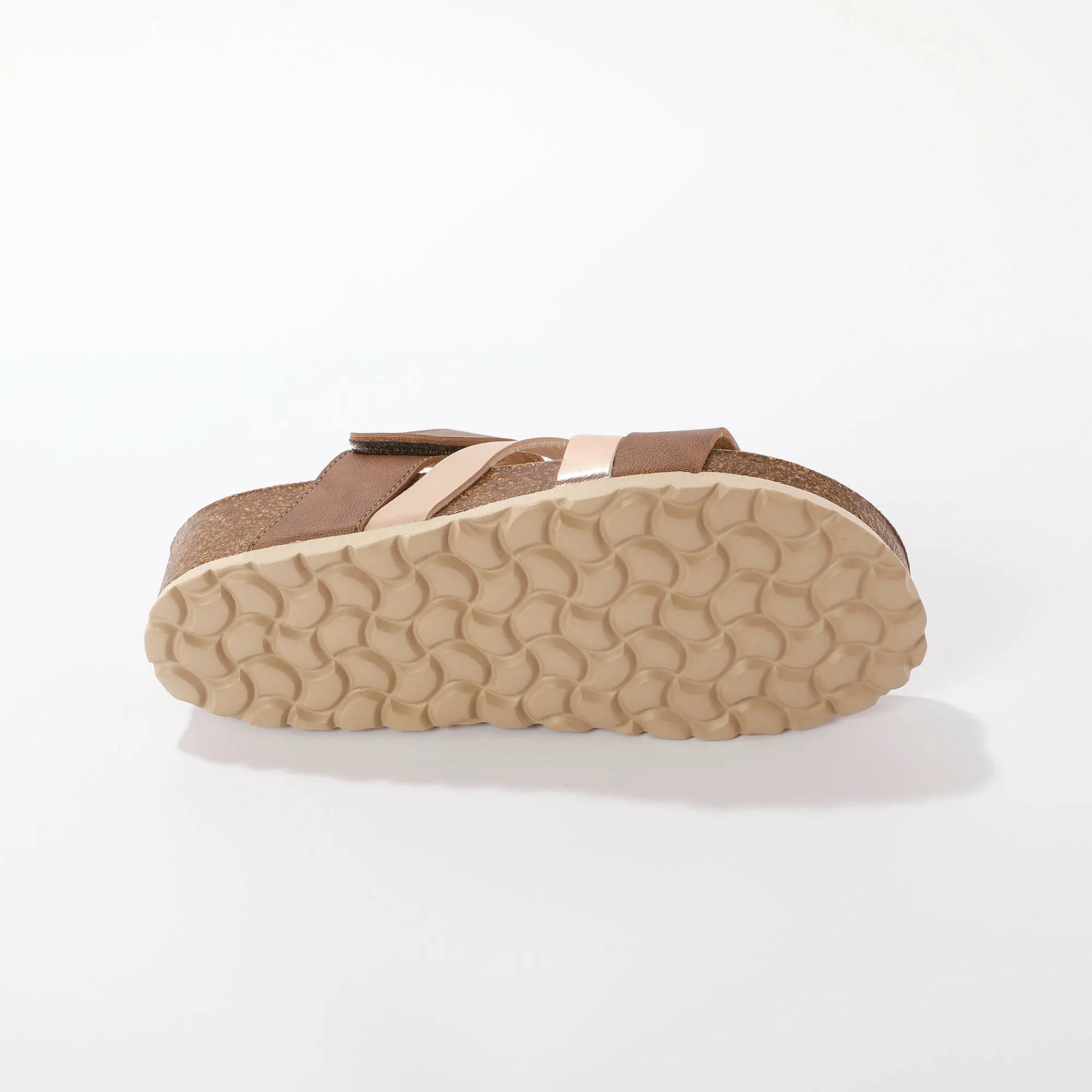Muiltjes En Klompen|Sandalen En Espadrilles<Blancheporte Muiltjes met scratchriempjes bruin