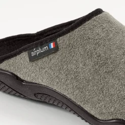 Schoenen|Schoenen Heren<Blancheporte Muiltjes voor heren, Airplum®, Airflex™ zolen, badstoftextiel kaki