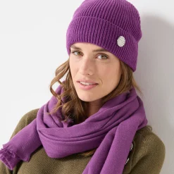 Accessoires En Juwelen<Blancheporte Muts met juweelknoop violine