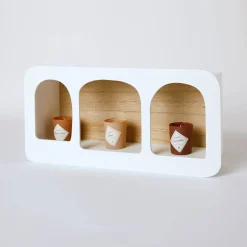 Kinderdecoratie|Kids Decoratie<Blancheporte Muurrekje in hout, boogmodel wit