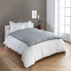 Donsdeken|Dekbed<Blancheporte Natuurlijk donsdeken met dons en pluimpjes grijs