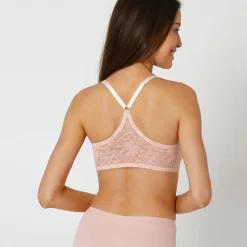 Beha<Confidence Lingerie Omhullende beha in kant Tulcan - zonder beugels roze