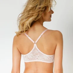 Beha<Confidence Lingerie Omhullende beha in kant Tulcan - zonder beugels ivoorkleur