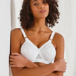 Beha<Playtex Omhullende en verhullende beha "Cross Your Heart Iconic" - zonder beugels wit