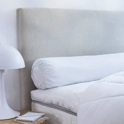 Hoofdkussenhoes<Blancheporte Ondersloop voor peluwkussen, absorberend molton - set van 2 wit