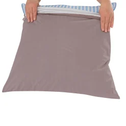 Hoofdkussenhoes<Blancheporte Ondoorlatende kussenbeschermer Tencel® taupe