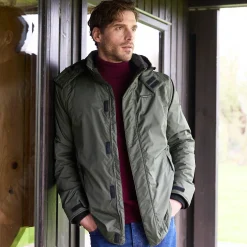 Mantel En Jas<Blancheporte Ondoorlatende parka met fleecevoering en kap kaki