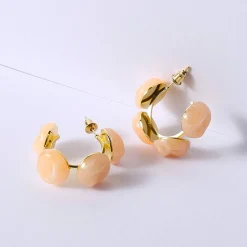 Sieraden En Feestaccessoires|Accessoires En Juwelen<Blancheporte Oorbellen, creoolmodel roze