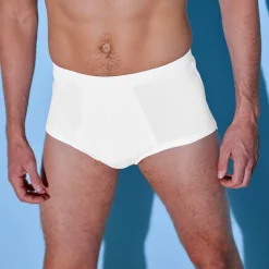 Ondergoed<Blancheporte Open slip met hoge taille - set van 6 wit