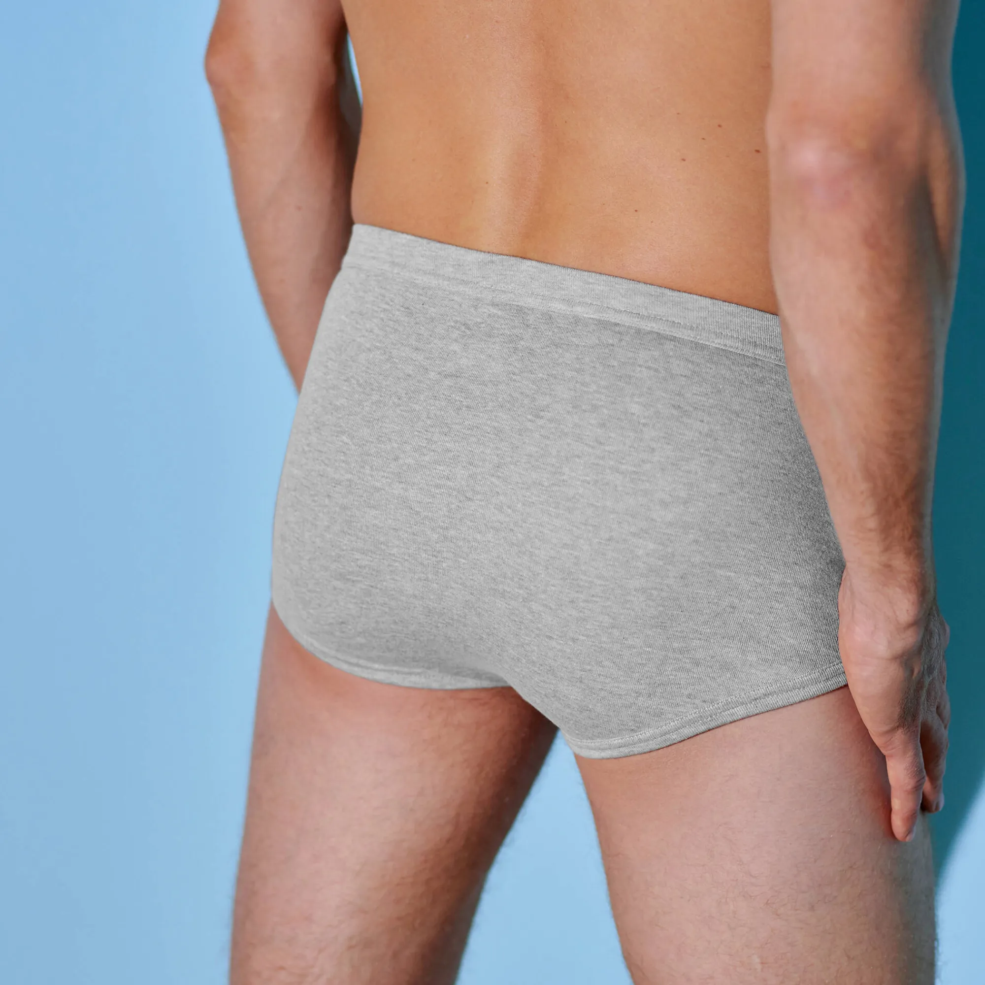 Ondergoed<Blancheporte Open slip met hoge taille - set van 3 chiné grijs