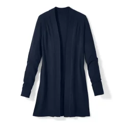 Trui En Vest<Blancheporte Open vest, lange mouwen marine