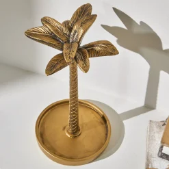 Feestdecoratie|Decoratieartikel<Blancheporte Palmboom in goudkleur goudkleurig