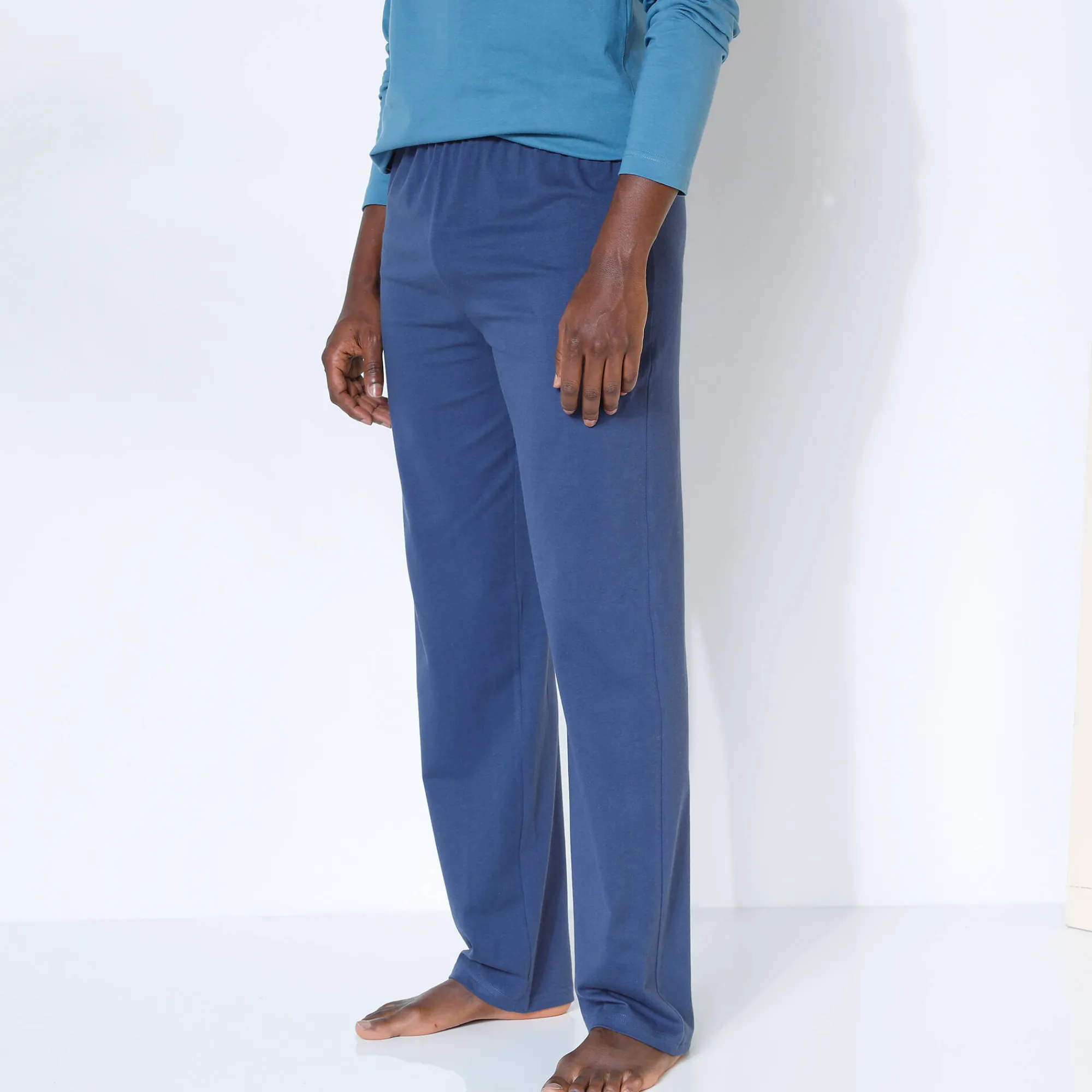 Pyjama En Kamerjas<Blancheporte Pantalon pyjama coton uni marine