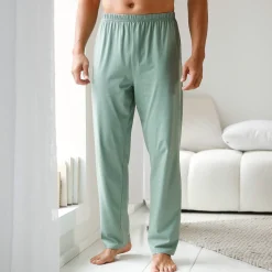 Pyjama En Kamerjas<Blancheporte Pantalon pyjama coton uni groen