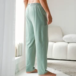 Pyjama En Kamerjas<Blancheporte Pantalon pyjama coton uni groen