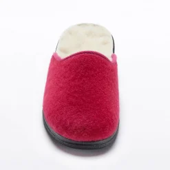 Sloffen|Sloffen<Blancheporte Pantoffels - wolvoering framboos