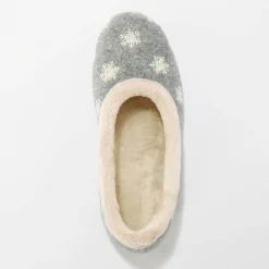 Sloffen|Sloffen<Blancheporte Pantoffels in ballerinamodel grijs