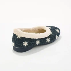 Sloffen|Sloffen<Blancheporte Pantoffels in ballerinamodel marine