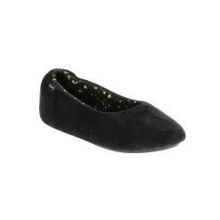 Sloffen|Sloffen<Dim Pantoffels in ballerinastijl, zwart
